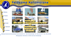 Desktop Screenshot of feldkamp-katamarane.de